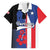 Personalized Boricua Family Matching Puletasi and Hawaiian Shirt Puerto Rico El Morro Flag Style - Wonder Print Shop