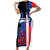 Personalized Boricua Family Matching Short Sleeve Bodycon Dress and Hawaiian Shirt Puerto Rico El Morro Flag Style - Wonder Print Shop