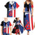 Personalized Boricua Family Matching Summer Maxi Dress and Hawaiian Shirt Puerto Rico El Morro Flag Style - Wonder Print Shop