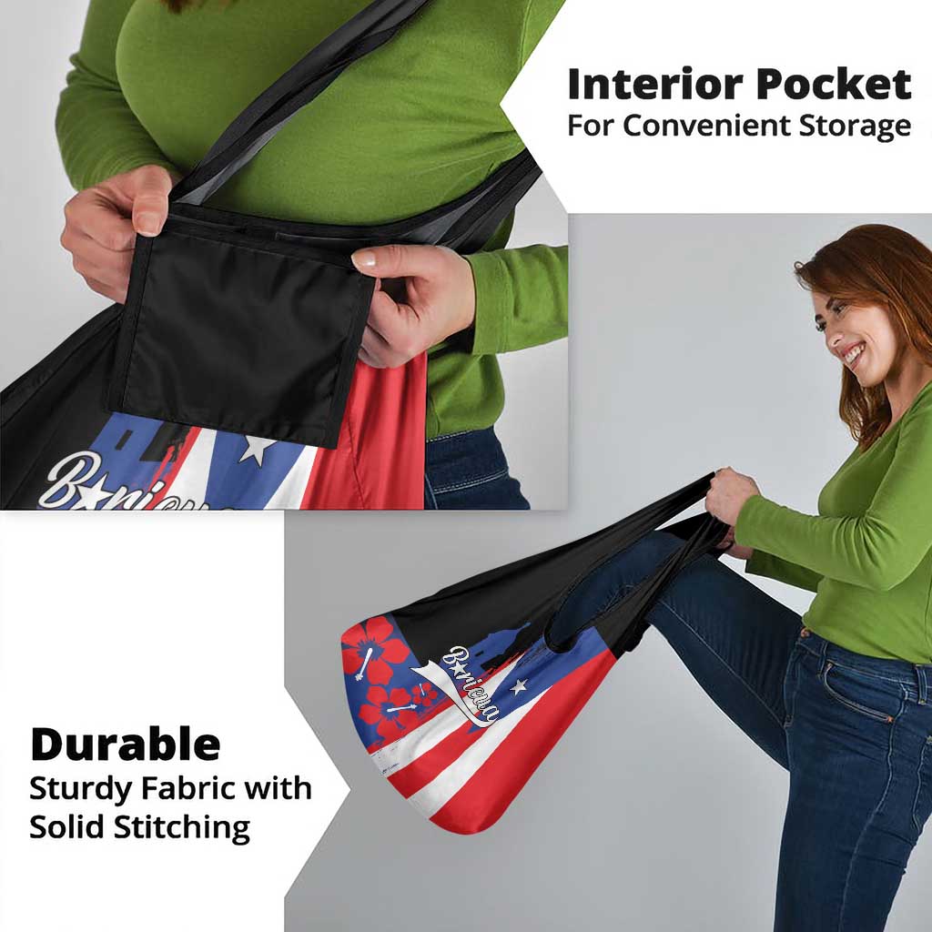 Boricua Grocery Bag Puerto Rico El Morro Flag Style