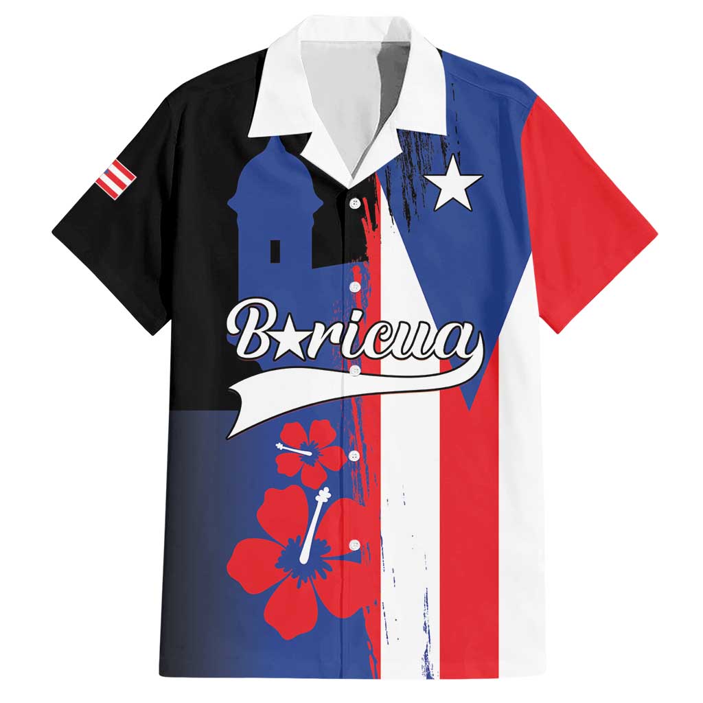Personalized Boricua Hawaiian Shirt Puerto Rico El Morro Flag Style - Wonder Print Shop