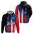 Personalized Boricua Hoodie Puerto Rico El Morro Flag Style - Wonder Print Shop