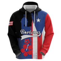 Personalized Boricua Hoodie Puerto Rico El Morro Flag Style - Wonder Print Shop