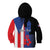 Personalized Boricua Kid Hoodie Puerto Rico El Morro Flag Style - Wonder Print Shop