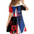 Personalized Boricua Kid Short Sleeve Dress Puerto Rico El Morro Flag Style - Wonder Print Shop