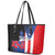 Boricua Leather Tote Bag Puerto Rico El Morro Flag Style - Wonder Print Shop