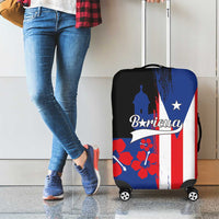 Boricua Luggage Cover Puerto Rico El Morro Flag Style - Wonder Print Shop