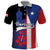 Personalized Boricua Polo Shirt Puerto Rico El Morro Flag Style - Wonder Print Shop
