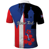 Personalized Boricua Polo Shirt Puerto Rico El Morro Flag Style - Wonder Print Shop