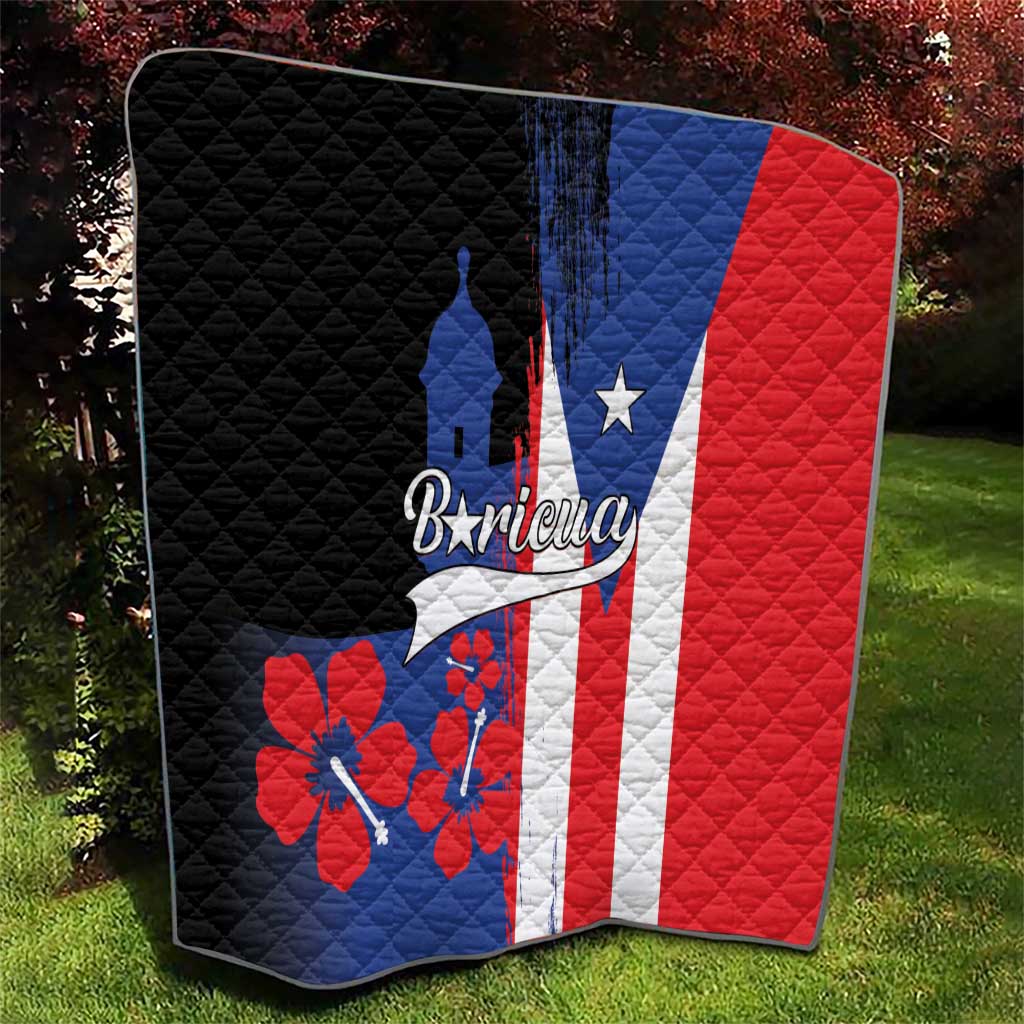 Boricua Quilt Puerto Rico El Morro Flag Style - Wonder Print Shop