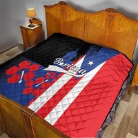 Boricua Quilt Puerto Rico El Morro Flag Style - Wonder Print Shop