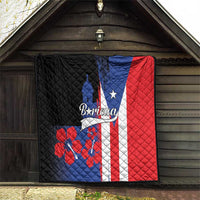 Boricua Quilt Puerto Rico El Morro Flag Style - Wonder Print Shop