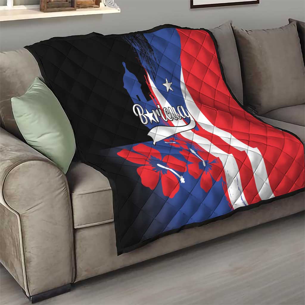 Boricua Quilt Puerto Rico El Morro Flag Style - Wonder Print Shop