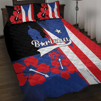 Boricua Quilt Bed Set Puerto Rico El Morro Flag Style - Wonder Print Shop