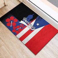 Boricua Rubber Doormat Puerto Rico El Morro Flag Style - Wonder Print Shop