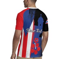 Personalized Boricua Rugby Jersey Puerto Rico El Morro Flag Style - Wonder Print Shop