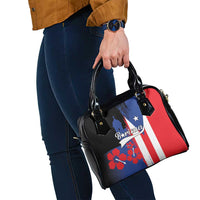 Boricua Shoulder Handbag Puerto Rico El Morro Flag Style