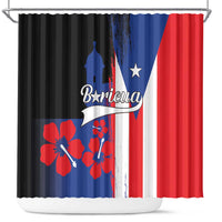 Boricua Shower Curtain Puerto Rico El Morro Flag Style