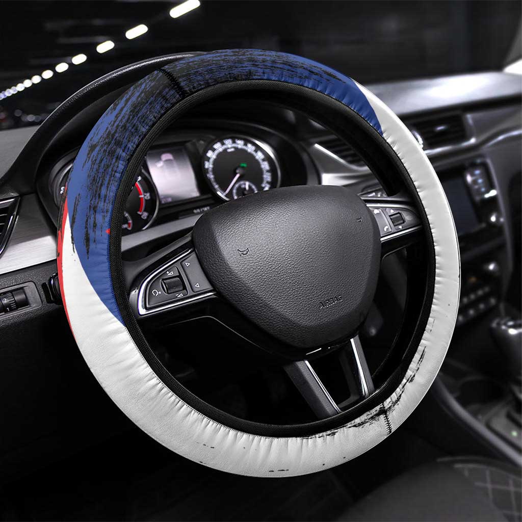 Boricua Steering Wheel Cover Puerto Rico El Morro Flag Style - Wonder Print Shop