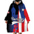 Personalized Boricua Wearable Blanket Hoodie Puerto Rico El Morro Flag Style - Wonder Print Shop