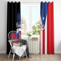 Boricua Window Curtain Puerto Rico El Morro Flag Style - Wonder Print Shop