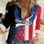 Personalized Boricua Women Casual Shirt Puerto Rico El Morro Flag Style - Wonder Print Shop