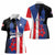 Personalized Boricua Women Polo Shirt Puerto Rico El Morro Flag Style - Wonder Print Shop