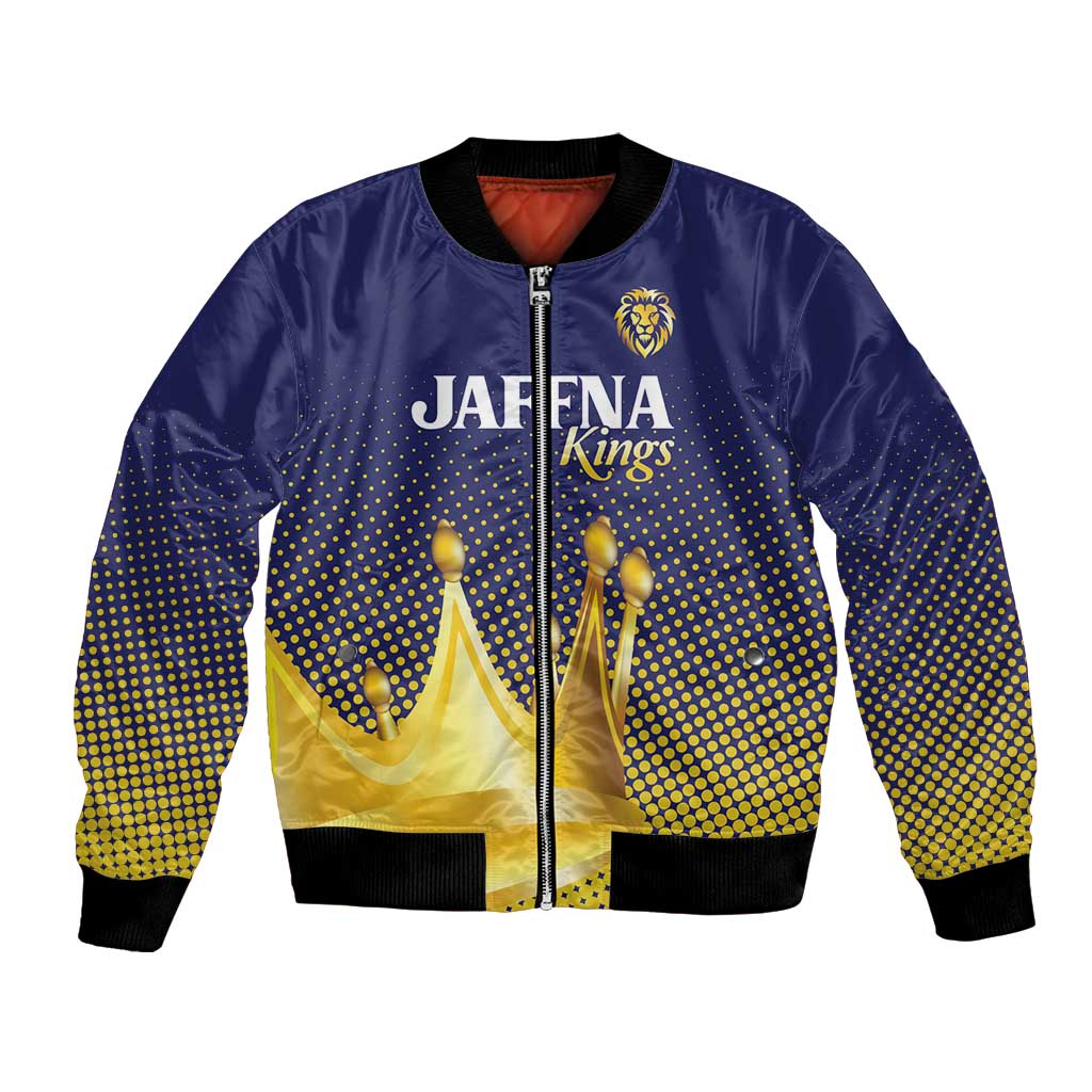 Custom Jaffna Cricket Kings Bomber Jacket The Kings Of The North - Wonder Print Shop