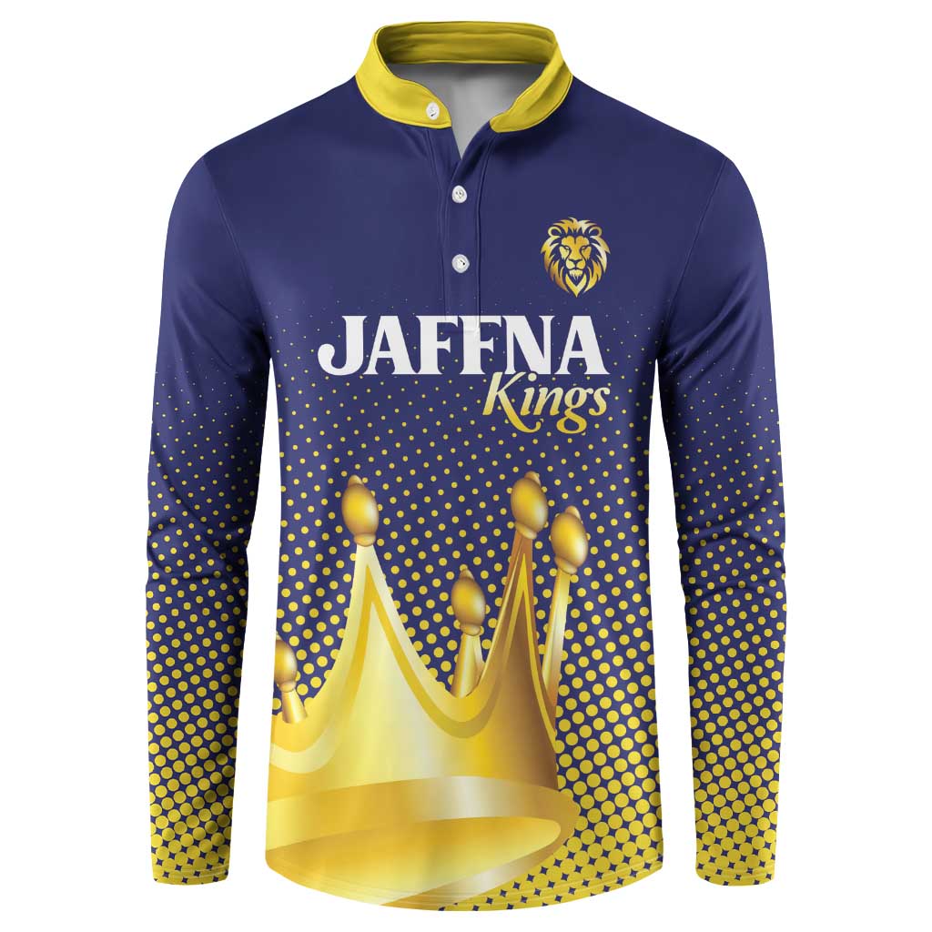 Custom Jaffna Cricket Kings Button Sweatshirt The Kings Of The North - Wonder Print Shop