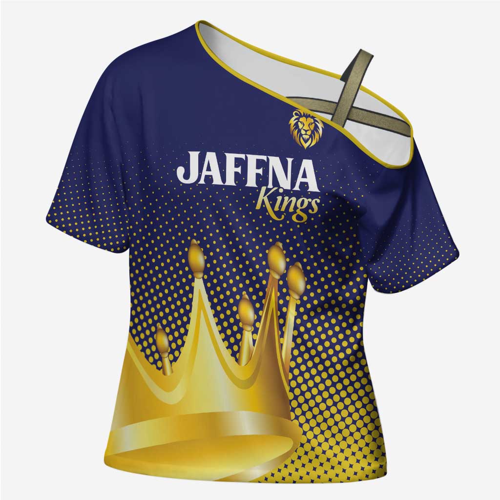 Custom Jaffna Cricket Kings Cross Shoulder Shirt The Kings Of The North - Wonder Print Shop