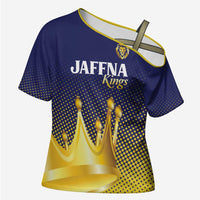 Custom Jaffna Cricket Kings Cross Shoulder Shirt The Kings Of The North - Wonder Print Shop