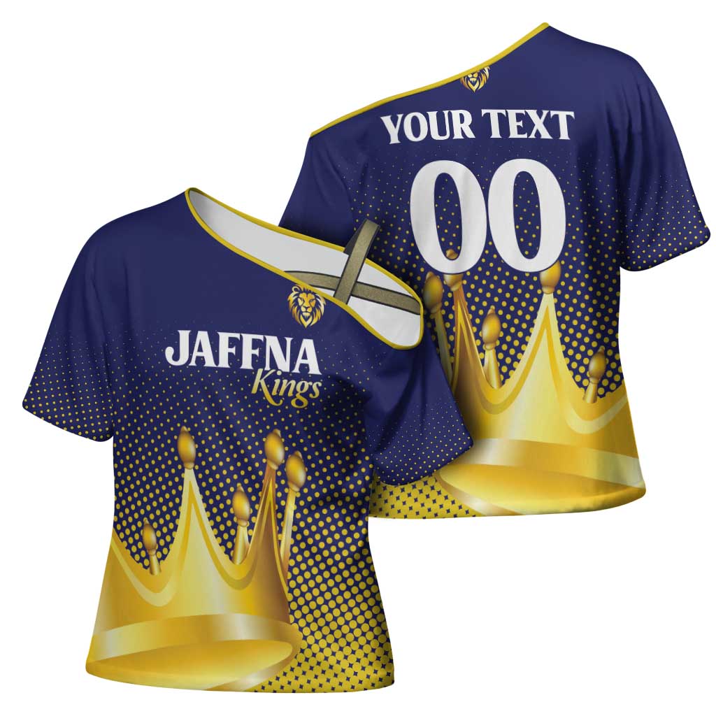 Custom Jaffna Cricket Kings Cross Shoulder Shirt The Kings Of The North - Wonder Print Shop