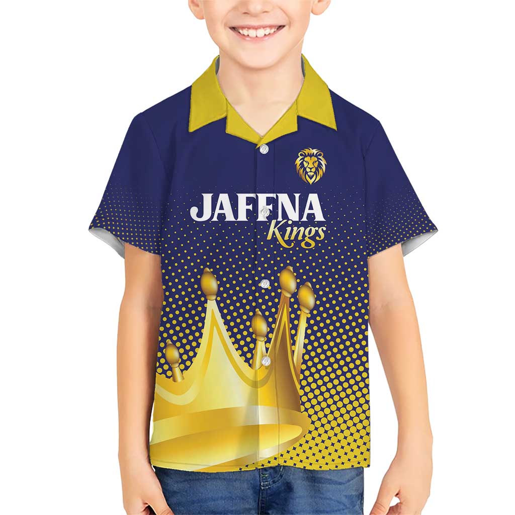 Custom Jaffna Cricket Kings Kid Hawaiian Shirt The Kings Of The North - Wonder Print Shop