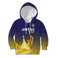 Custom Jaffna Cricket Kings Kid Hoodie The Kings Of The North - Wonder Print Shop