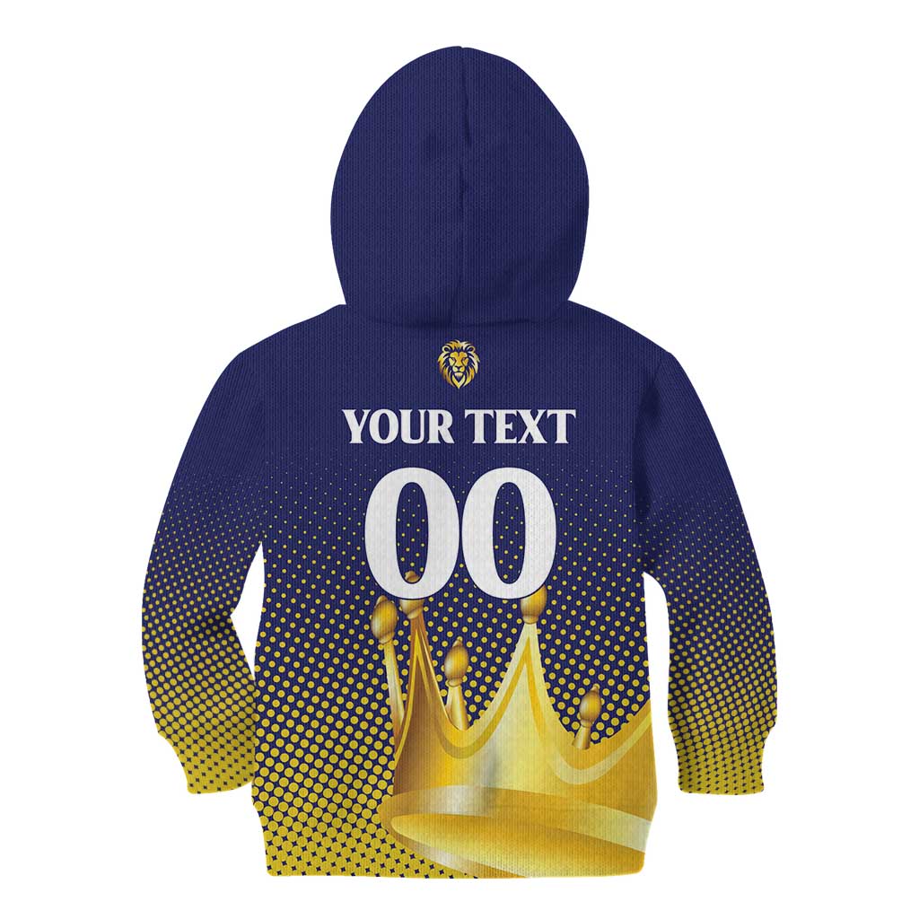 Custom Jaffna Cricket Kings Kid Hoodie The Kings Of The North - Wonder Print Shop