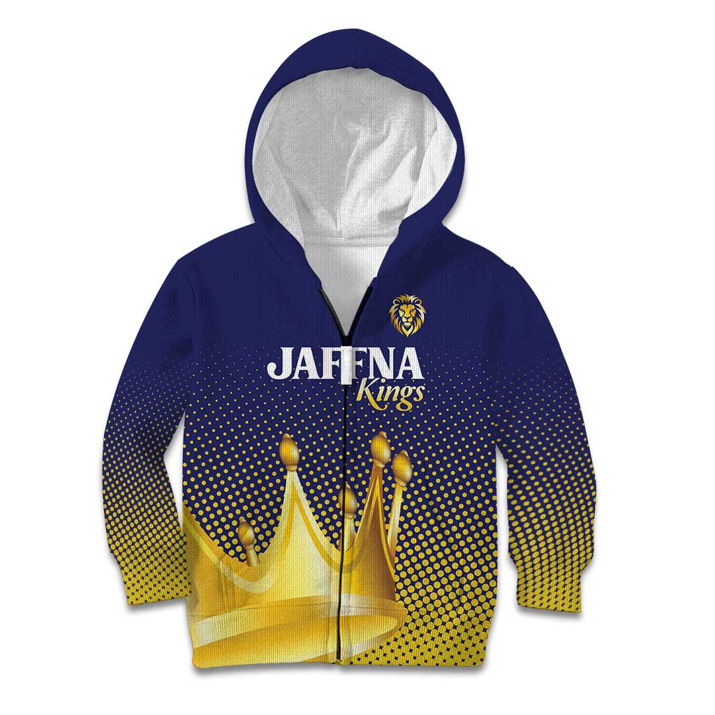 Custom Jaffna Cricket Kings Kid Hoodie The Kings Of The North - Wonder Print Shop