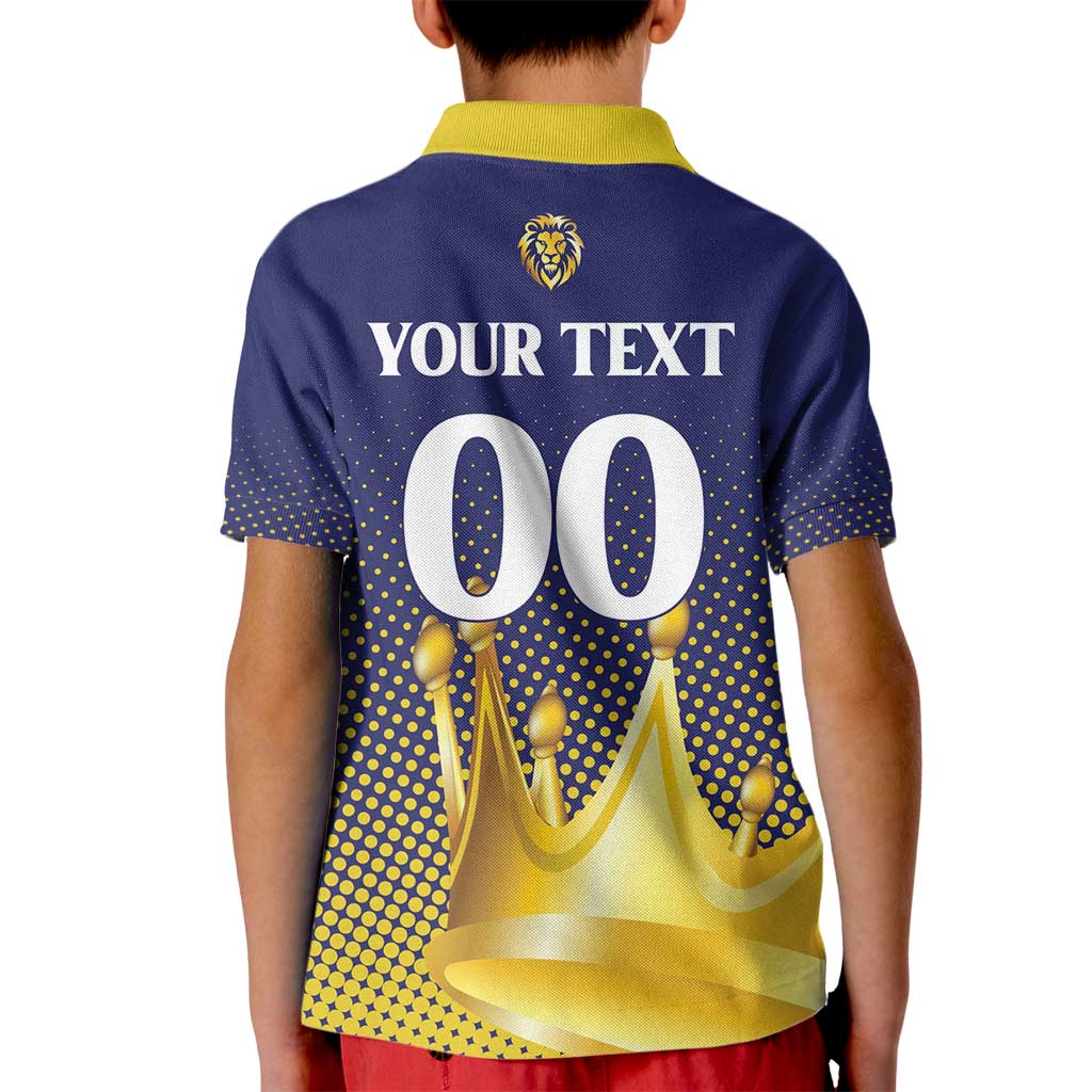 Custom Jaffna Cricket Kings Kid Polo Shirt The Kings Of The North - Wonder Print Shop
