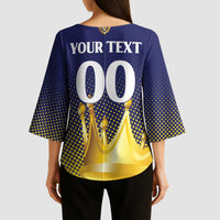 Custom Jaffna Cricket Kings Kimono Sleeve Blouse The Kings Of The North - Wonder Print Shop
