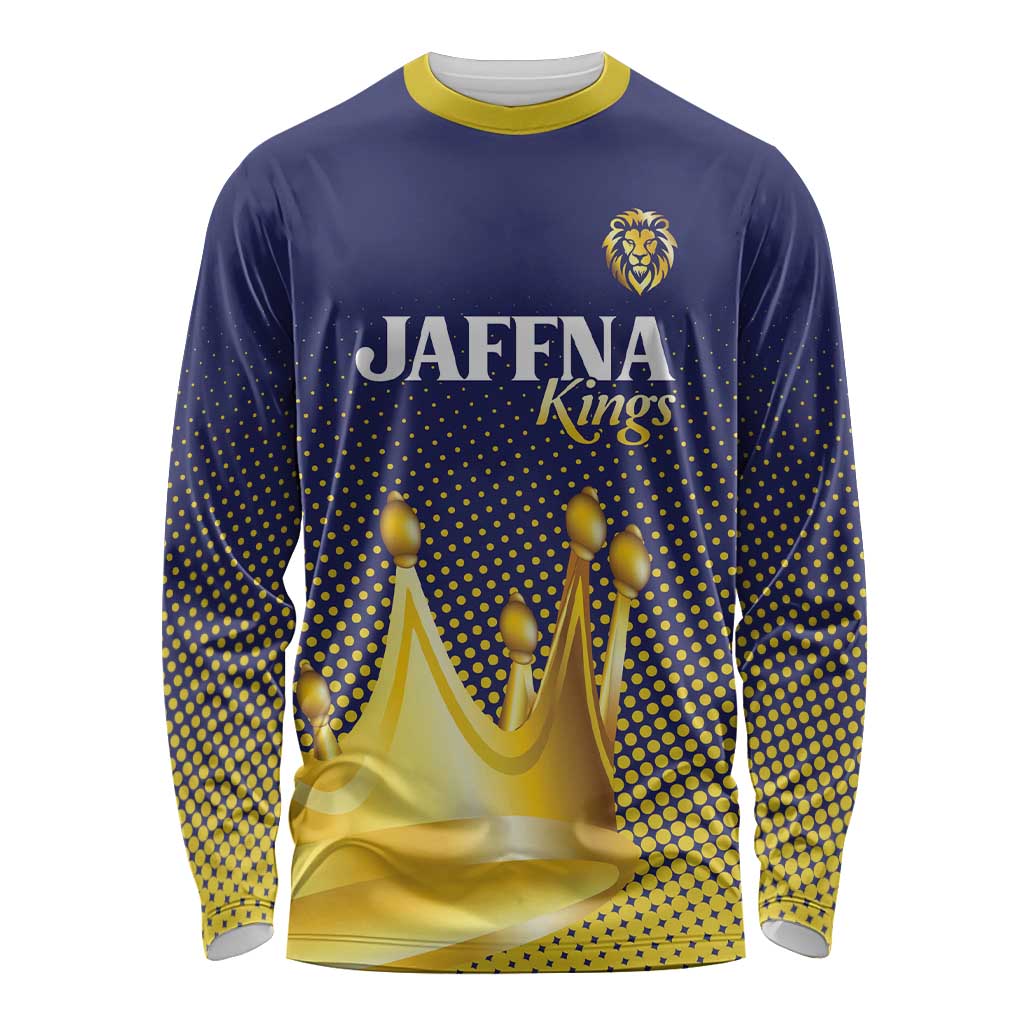Custom Jaffna Cricket Kings Long Sleeve Shirt The Kings Of The North - Wonder Print Shop