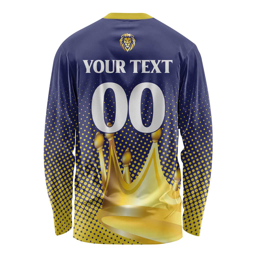 Custom Jaffna Cricket Kings Long Sleeve Shirt The Kings Of The North - Wonder Print Shop