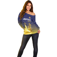 Custom Jaffna Cricket Kings Off Shoulder Sweater The Kings Of The North - Wonder Print Shop