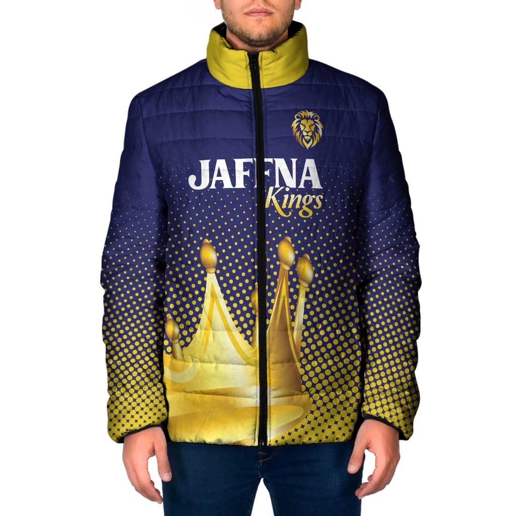 Custom Jaffna Cricket Kings Padded Jacket The Kings Of The North - Wonder Print Shop