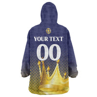 Custom Jaffna Cricket Kings Wearable Blanket Hoodie The Kings Of The North - Wonder Print Shop