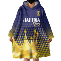Custom Jaffna Cricket Kings Wearable Blanket Hoodie The Kings Of The North - Wonder Print Shop