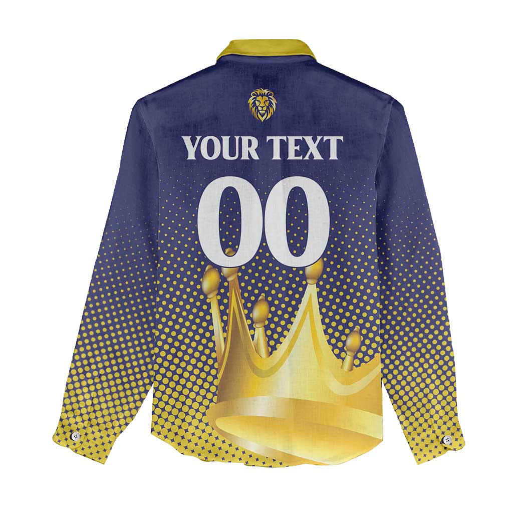 Custom Jaffna Cricket Kings Women Casual Shirt The Kings Of The North - Wonder Print Shop