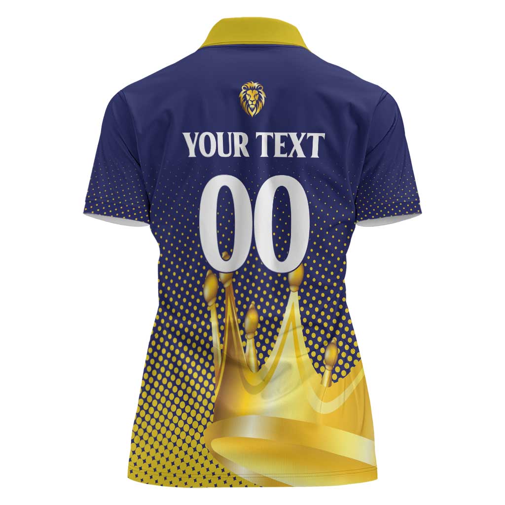 Custom Jaffna Cricket Kings Women Polo Shirt The Kings Of The North - Wonder Print Shop