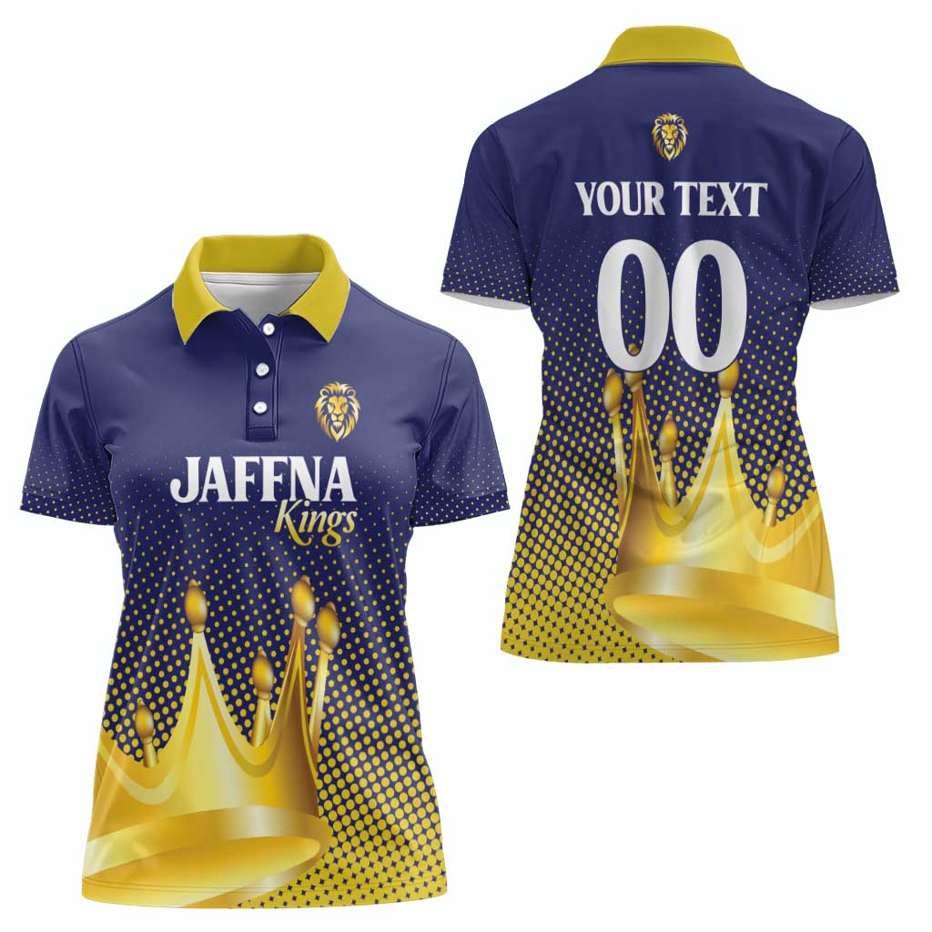 Custom Jaffna Cricket Kings Women Polo Shirt The Kings Of The North - Wonder Print Shop