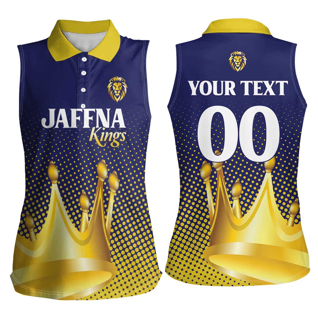 Custom Jaffna Cricket Kings Women Sleeveless Polo Shirt The Kings Of The North - Wonder Print Shop