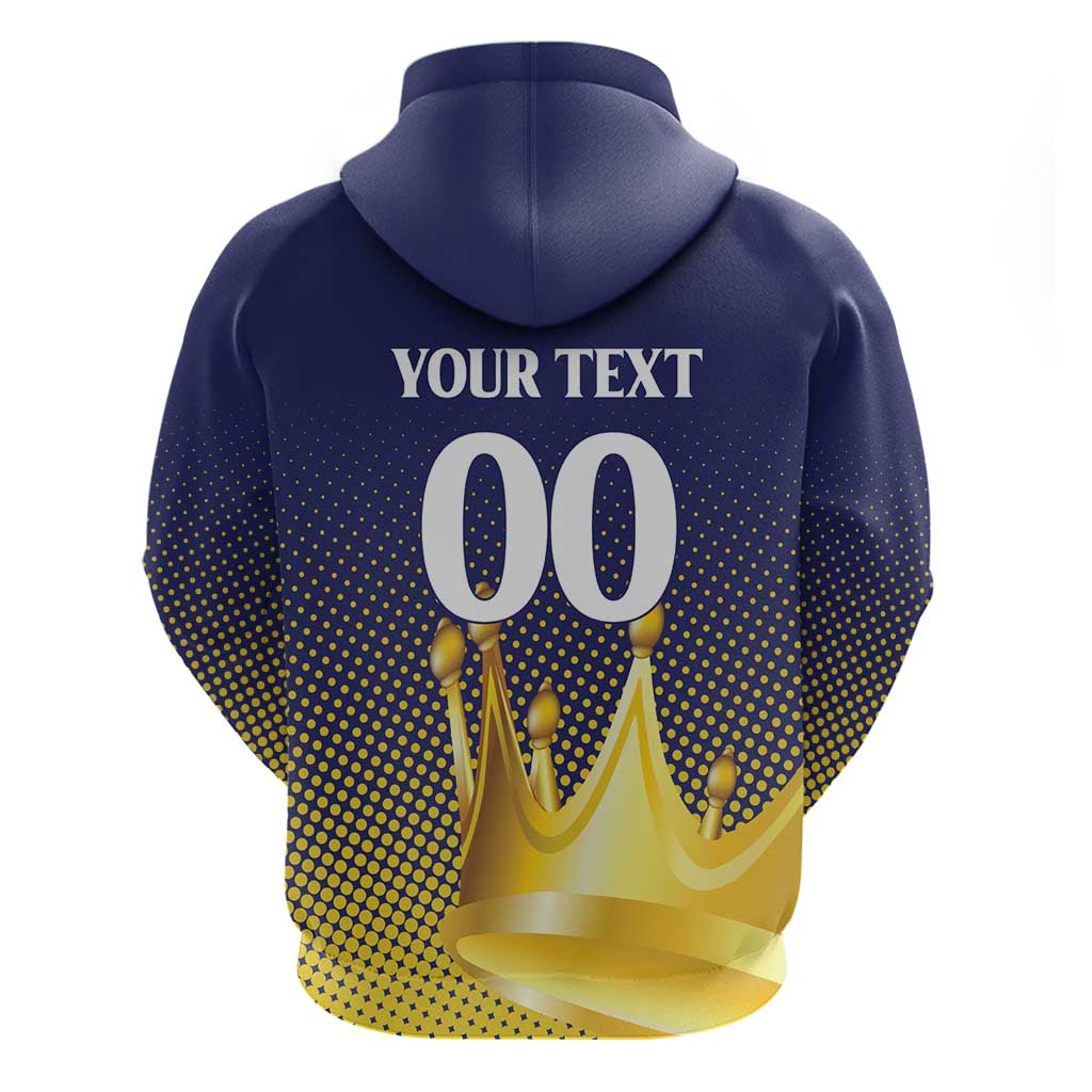 Custom Jaffna Cricket Kings Zip Hoodie The Kings Of The North - Wonder Print Shop