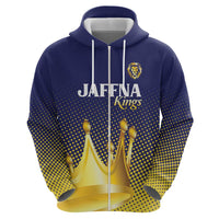 Custom Jaffna Cricket Kings Zip Hoodie The Kings Of The North - Wonder Print Shop